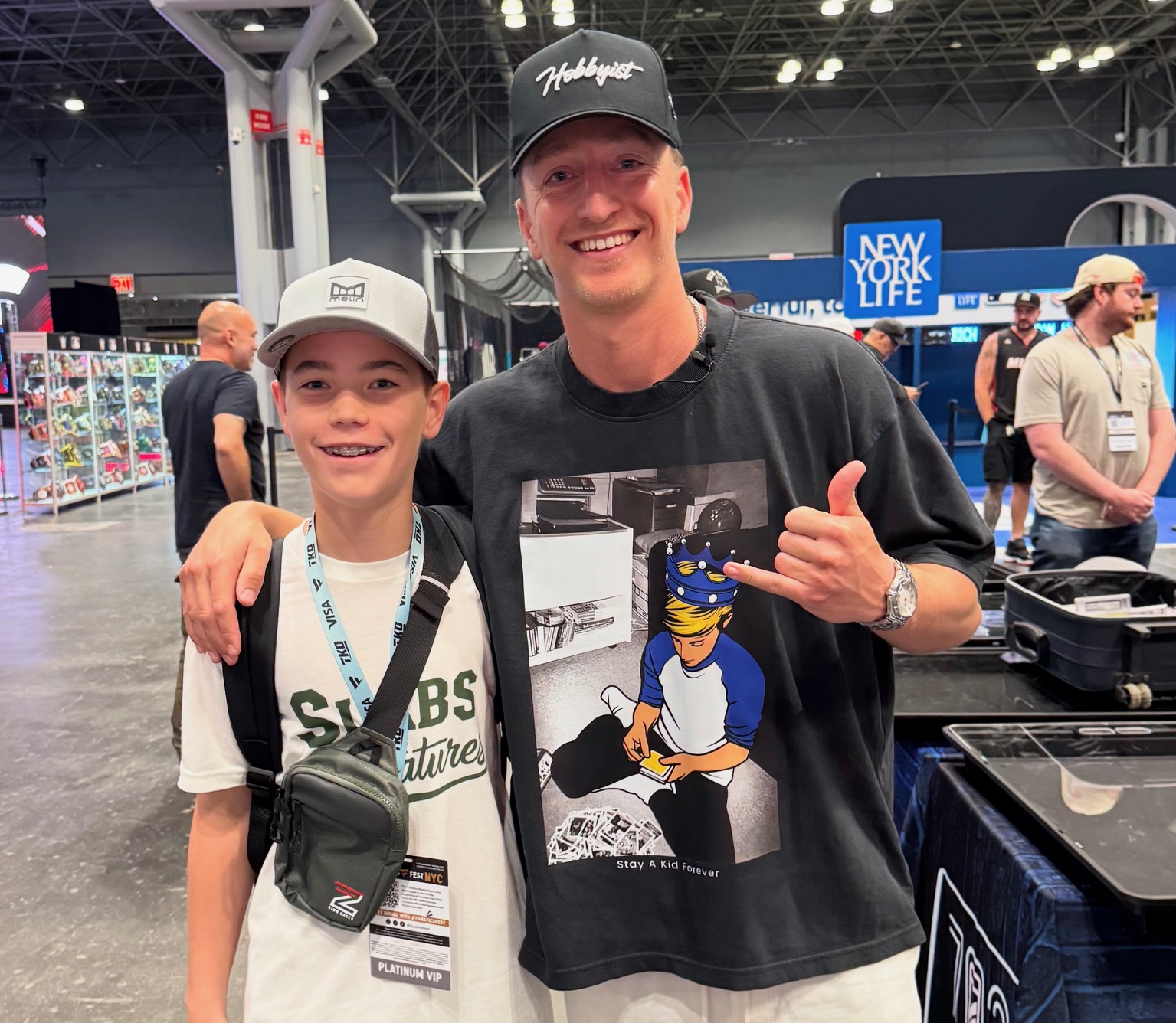 Grayson at a Fanatics signing event